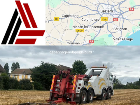 Dépannage poids lourds à Béziers