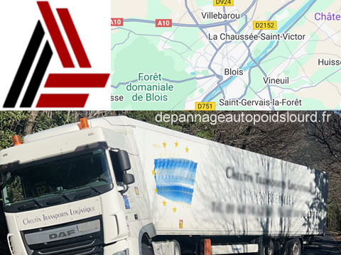 Dépannage poids lourds Blois (41)