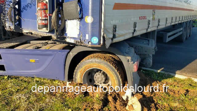 Intervention pour dépannage poids lourd camion à Tours