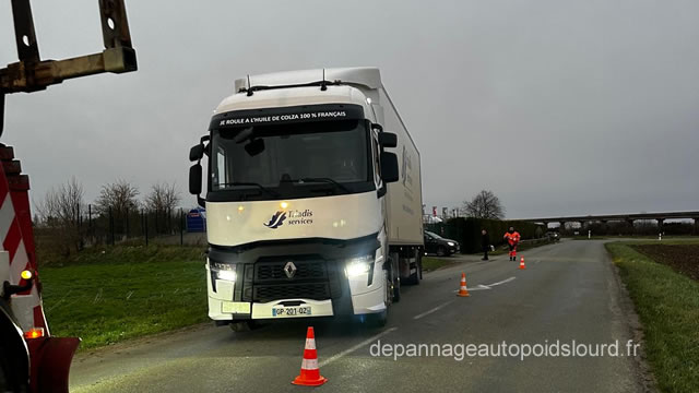 Dépannage remorquage  poids lourds à Blois et  et ses environs