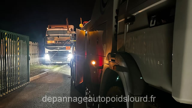 Dépannage remorquage poids lourds Le Mans et ses environs