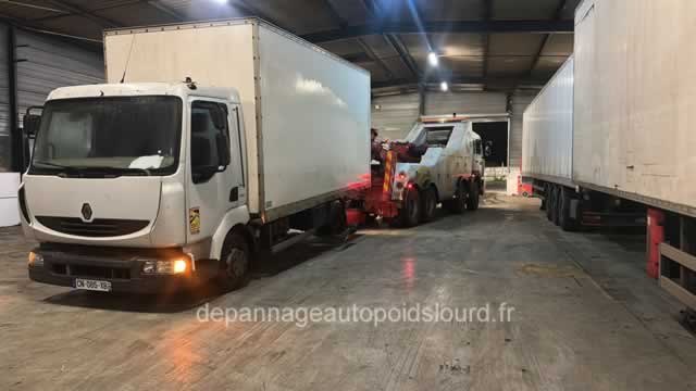 Dépannage remorquage poids lourd à Saint-Quentin