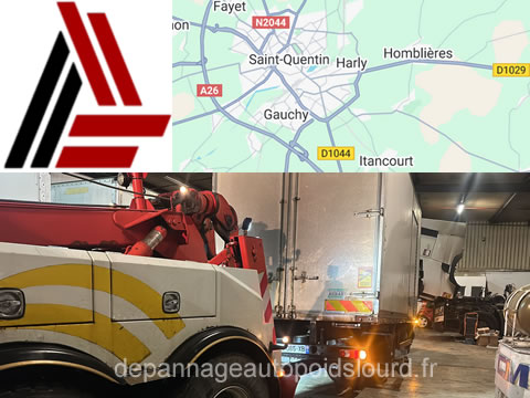 Dépannage poids lourds Saint-Quentin