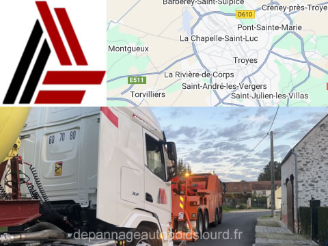 Dépannage poids lourds à Troyes