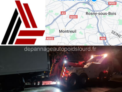 Dépannage poids lourds Montreuil